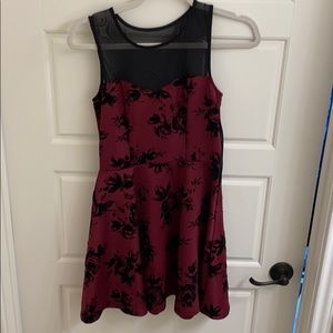 Semi formal velvet dress